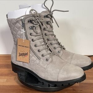 WHITE MOUNTAIN Shoes Women's Dashing Lace-up Boot Size 8 Narrow Feet Side Zipper